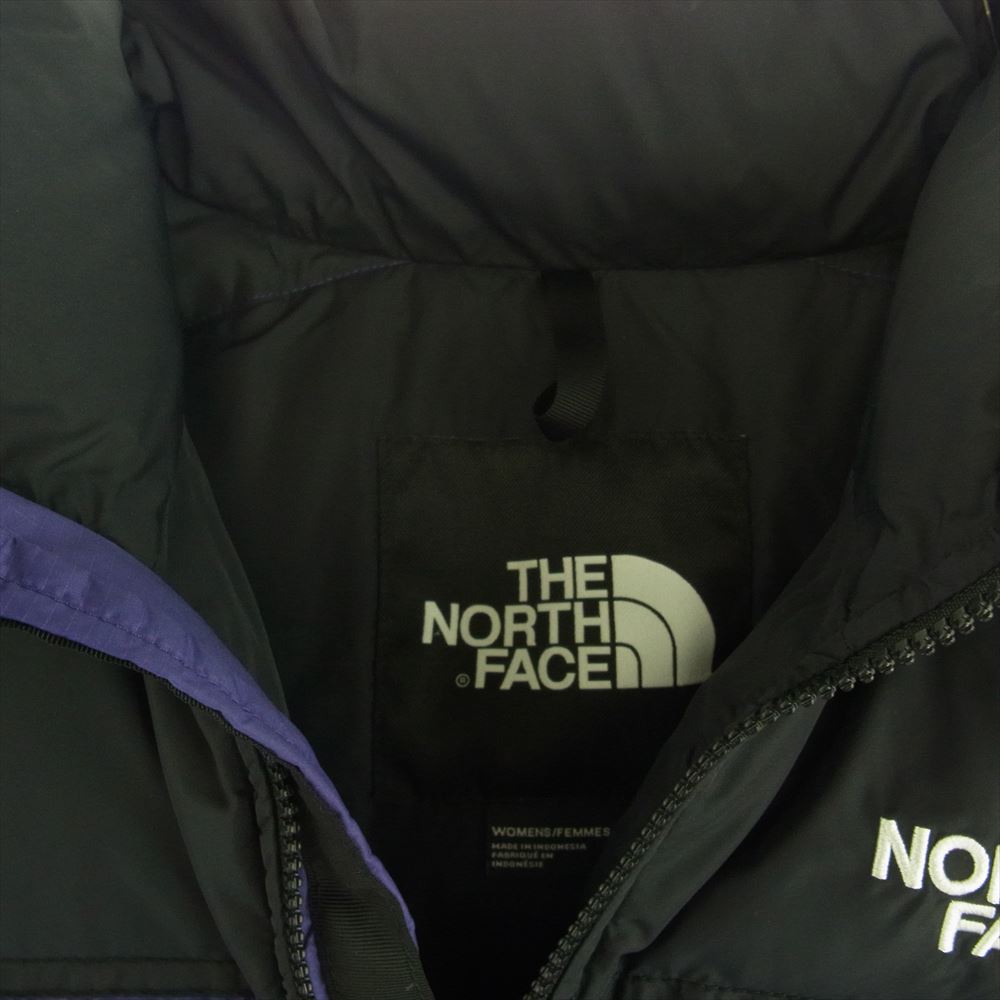 THE NORTH FACE ノースフェイス NF0A3XE2 Nuptse Crop Jacket ダウン ジャケット ブラック系 パープル系 S【中古】