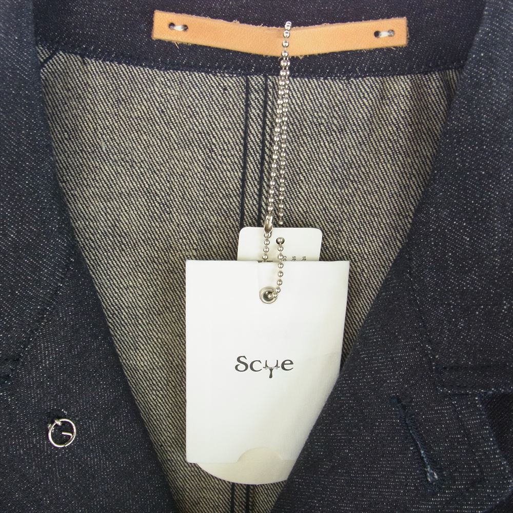 Scye サイ 23AW 1123-43403-UM37 NEXUSVII.×Scye BEYONDEXX Denim Jacket　ビヨンデックス デニム ジャケット インディゴブルー系 46【極上美品】【中古】