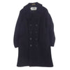 schott ショット 714US LONG MELTON PEACOAT ロング ウール メルトン ピーコート ブラック系 L【中古】