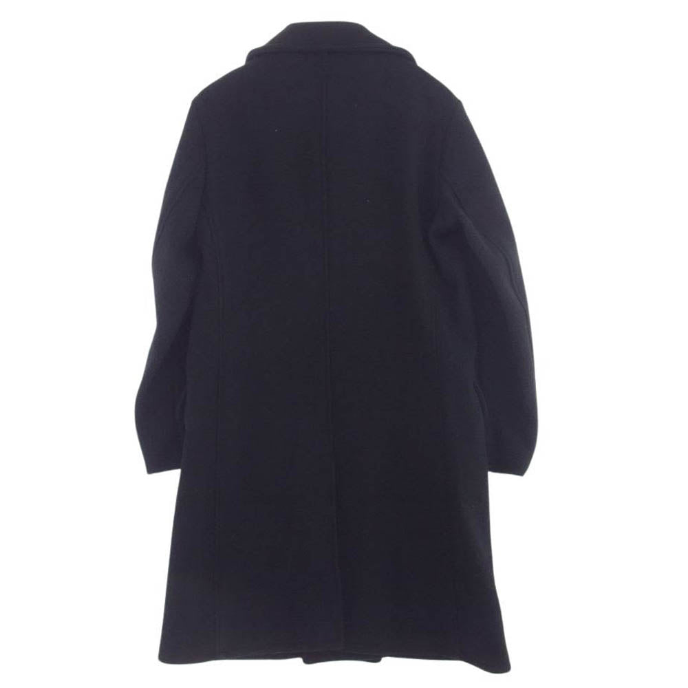 schott ショット 714US LONG MELTON PEACOAT ロング ウール メルトン ピーコート ブラック系 L【中古】