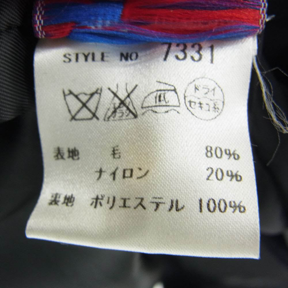 schott ショット 714US LONG MELTON PEACOAT ロング ウール メルトン ピーコート ブラック系 L【中古】