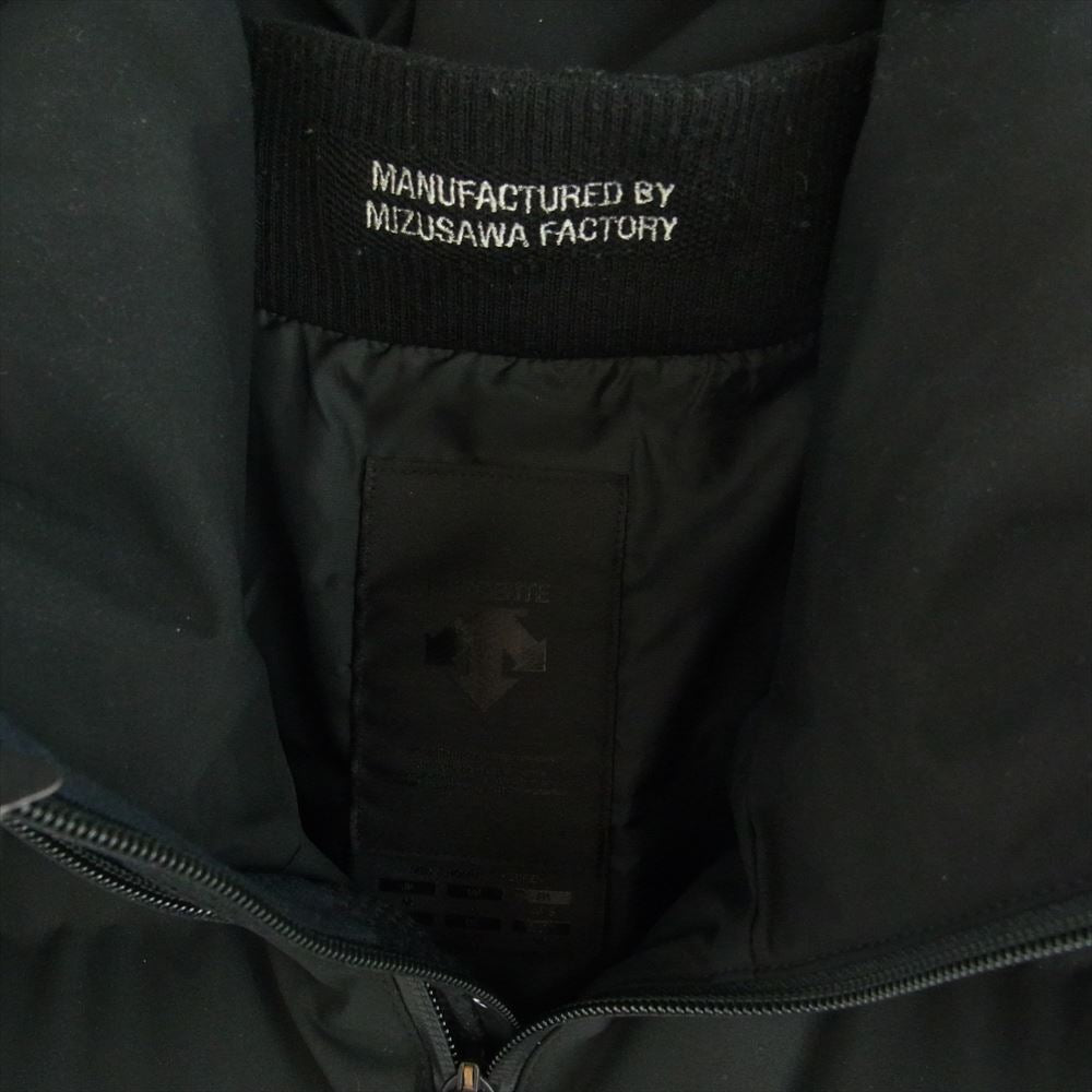 DESCENTE デサント DAMMGK31U ギャランティカード付属 ANCHOR MIZUSAWA DOWN JACKET 水沢ダウン ジャケット アンカー ブラック系 JP M【中古】