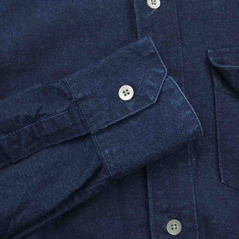 WTAPS ダブルタップス 142GWDT-SHM11 INDIGO OX L/S SHIRTS インディゴ デニム 長袖 シャツ インディゴブルー系 M【中古】