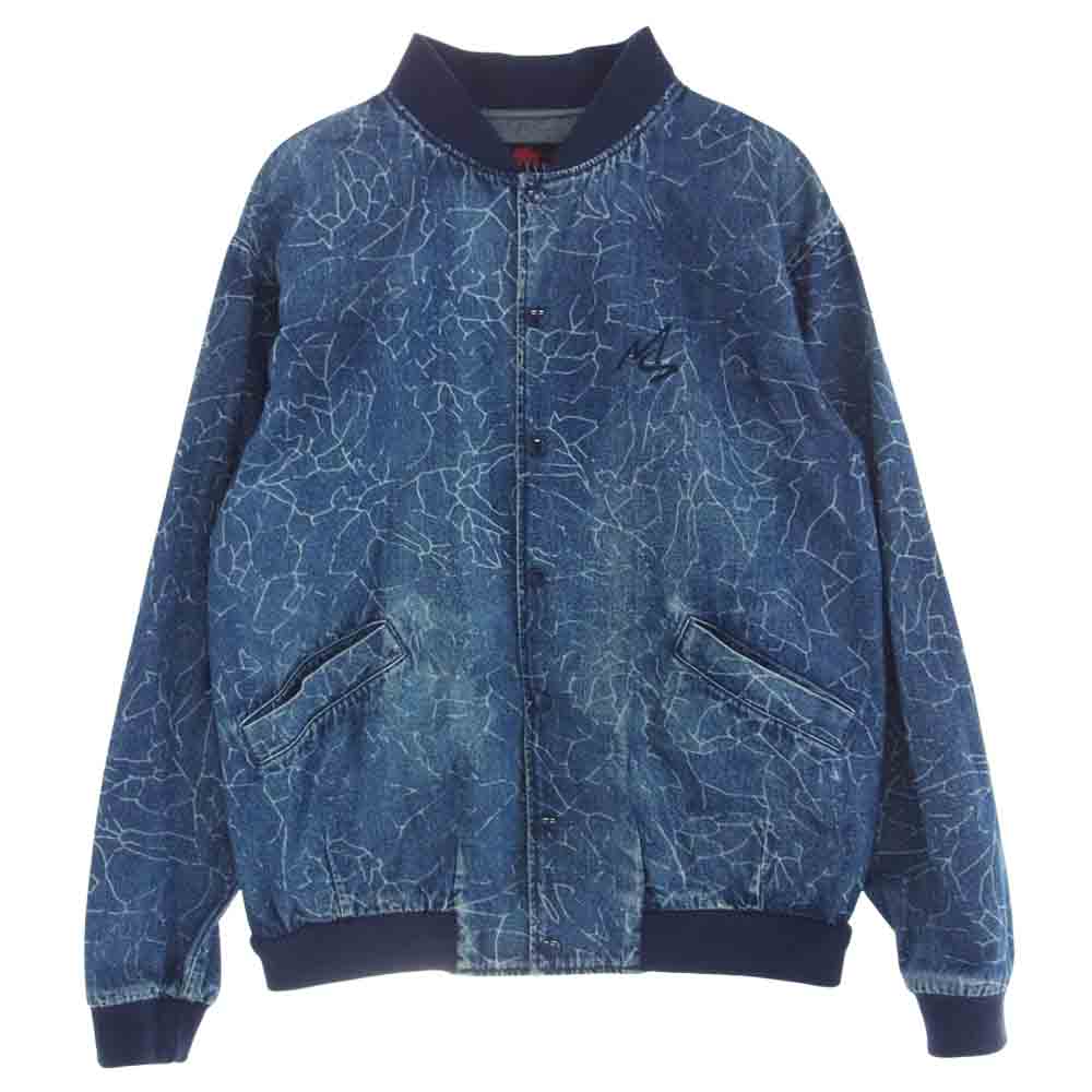 MASSES マシス 19SS DENIM CRACK RIB JKT デニム クラック ジャケット インディゴブルー系 M【中古】