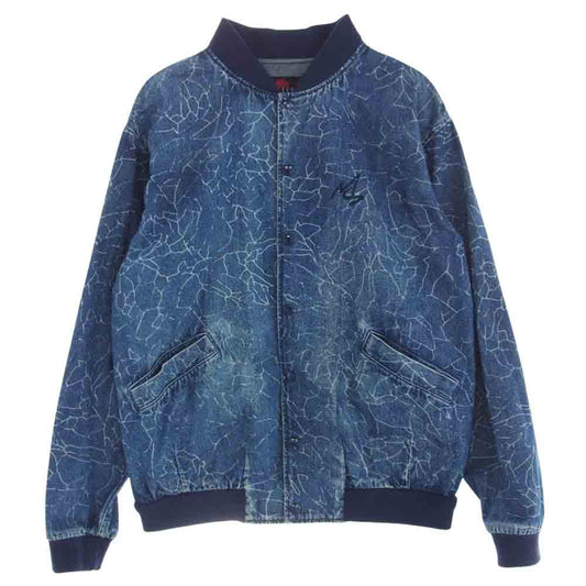 MASSES マシス 19SS DENIM CRACK RIB JKT デニム クラック ジャケット インディゴブルー系 M【中古】