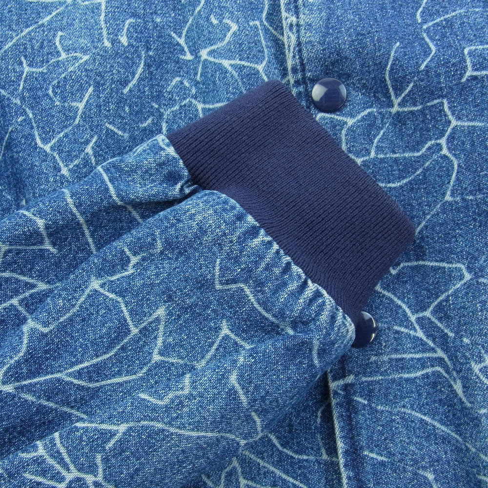 MASSES マシス 19SS DENIM CRACK RIB JKT デニム クラック ジャケット インディゴブルー系 M【中古】
