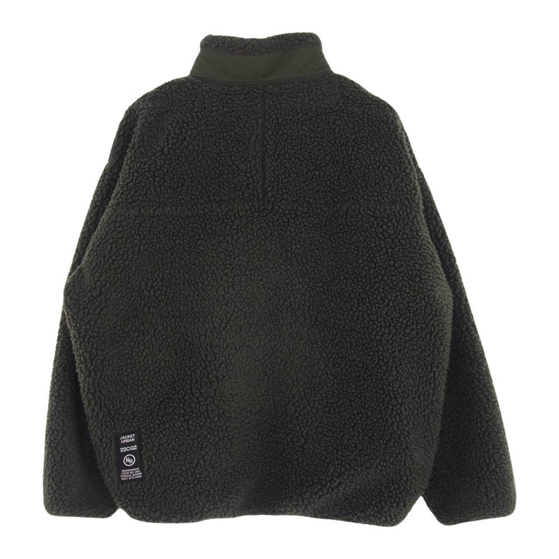 NEIGHBORHOOD ネイバーフッド 22AW 222SZNH-JKM06 BOA FLEECE JACKET ボア フリース ジャケット カーキ系 M【中古】