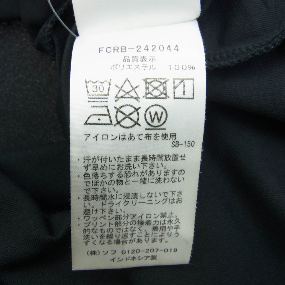 F.C.R.B. エフシーアールビー 24SS FCRB-242044 TEAM TOP S/S チーム Ｔシャツ 半袖 ブラック系 XL【美品】【中古】