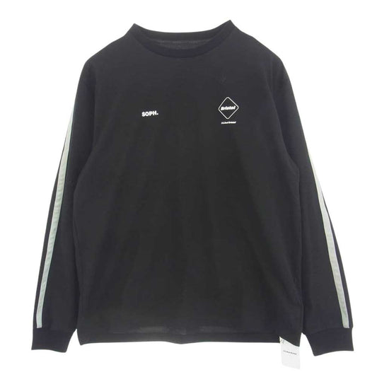 F.C.R.B. エフシーアールビー 24SS FCRB-242038 LINE TEAM L/S BAGGY TEE チーム ロング Ｔシャツ 長袖 カットソー ブラック系 XL【美品】【中古】