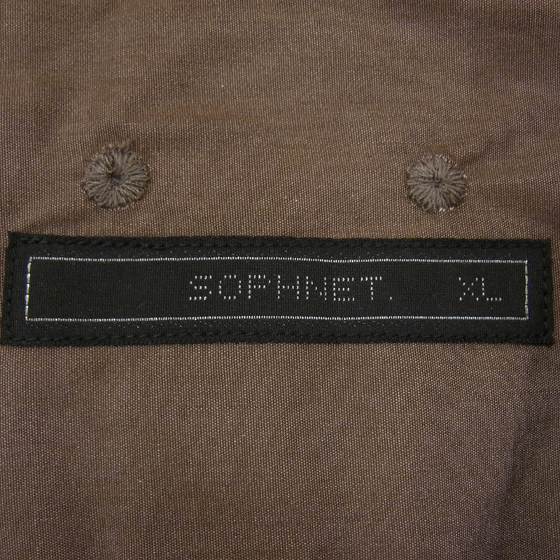 SOPHNET. ソフネット SOPH-242020 BAND COLLAR SHIRT バンド カラー