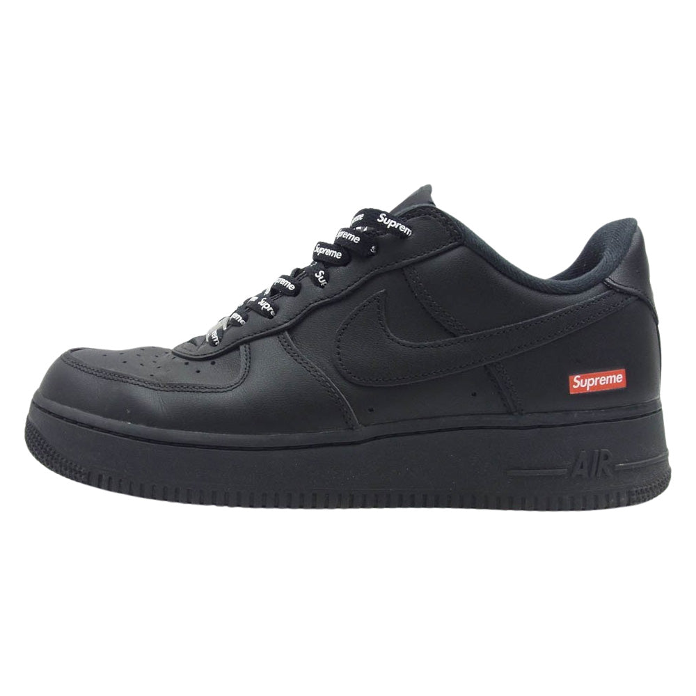 Supreme シュプリーム × NIKE ナイキ CU9225-001 AIR FORCE 1 LOW エアフォース ワン ローカット スニーカー ブラック系 27cm【中古】