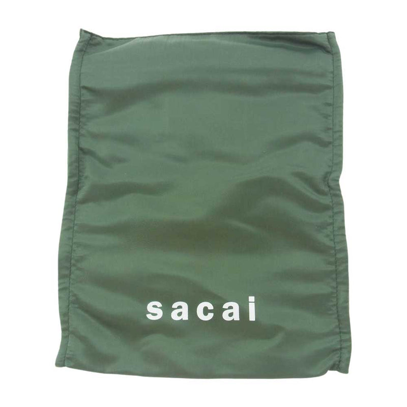 Sacai サカイ 22-06436 ナイロン ポーチ カーキ系【中古】