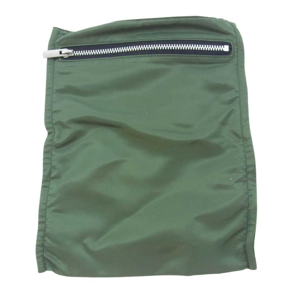 Sacai サカイ 22-06436 ナイロン ポーチ カーキ系【中古】