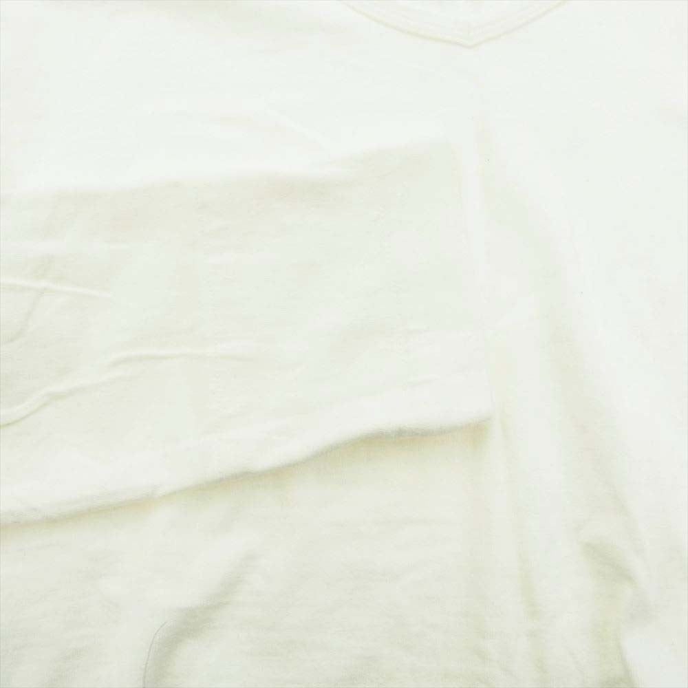 N.HOOLYWOOD エヌハリウッド Vネック コットン 長袖 カットソー オフホワイト系 42【中古】