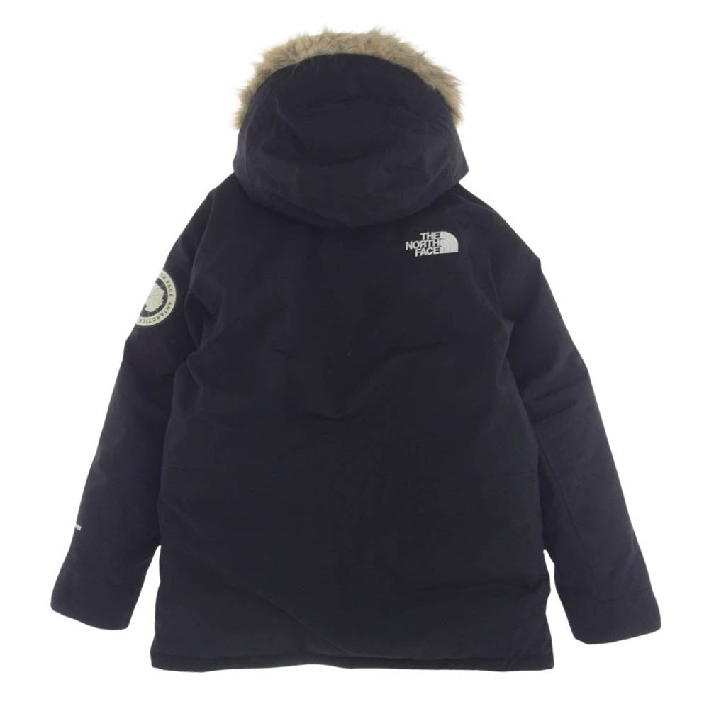 THE NORTH FACE ノースフェイス ND92238 ANTARCTICA PARKA アンタークティカ GORE-TEX GTX ゴアテックス マウンテンパーカー ファー付き ダウン ジャケット ブラック系 L【中古】