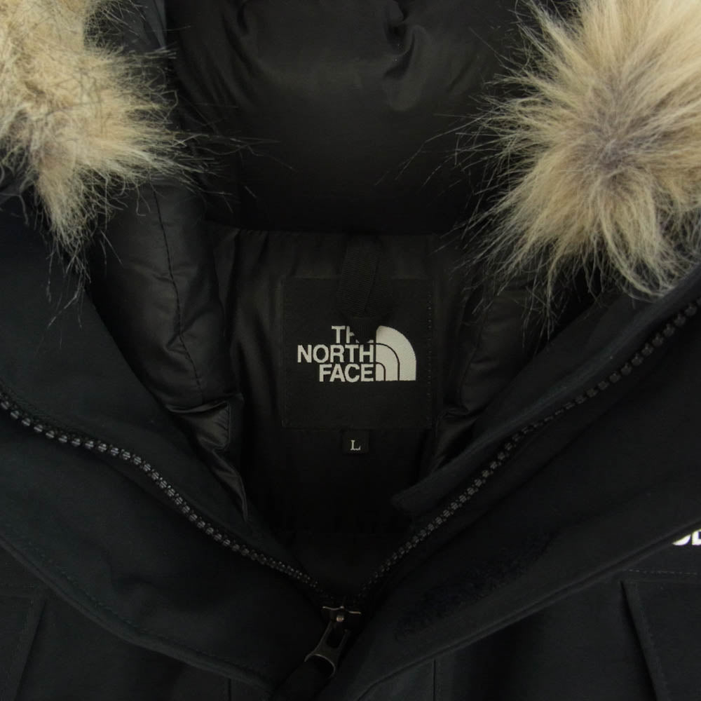 THE NORTH FACE ノースフェイス ND92238 ANTARCTICA PARKA アンタークティカ GORE-TEX GTX ゴアテックス マウンテンパーカー ファー付き ダウン ジャケット ブラック系 L【中古】