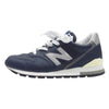 NEW BALANCE ニューバランス M996NCB アメリカ製 996 NAVY レザー スニーカー ネイビー系 27cm【中古】