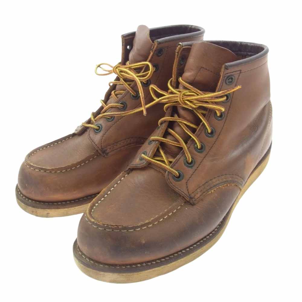 RED WING レッドウィング 875 IRISH SETTER アイリッシュ セッター  ワーク ブーツ ブラウン系 US8.5【中古】