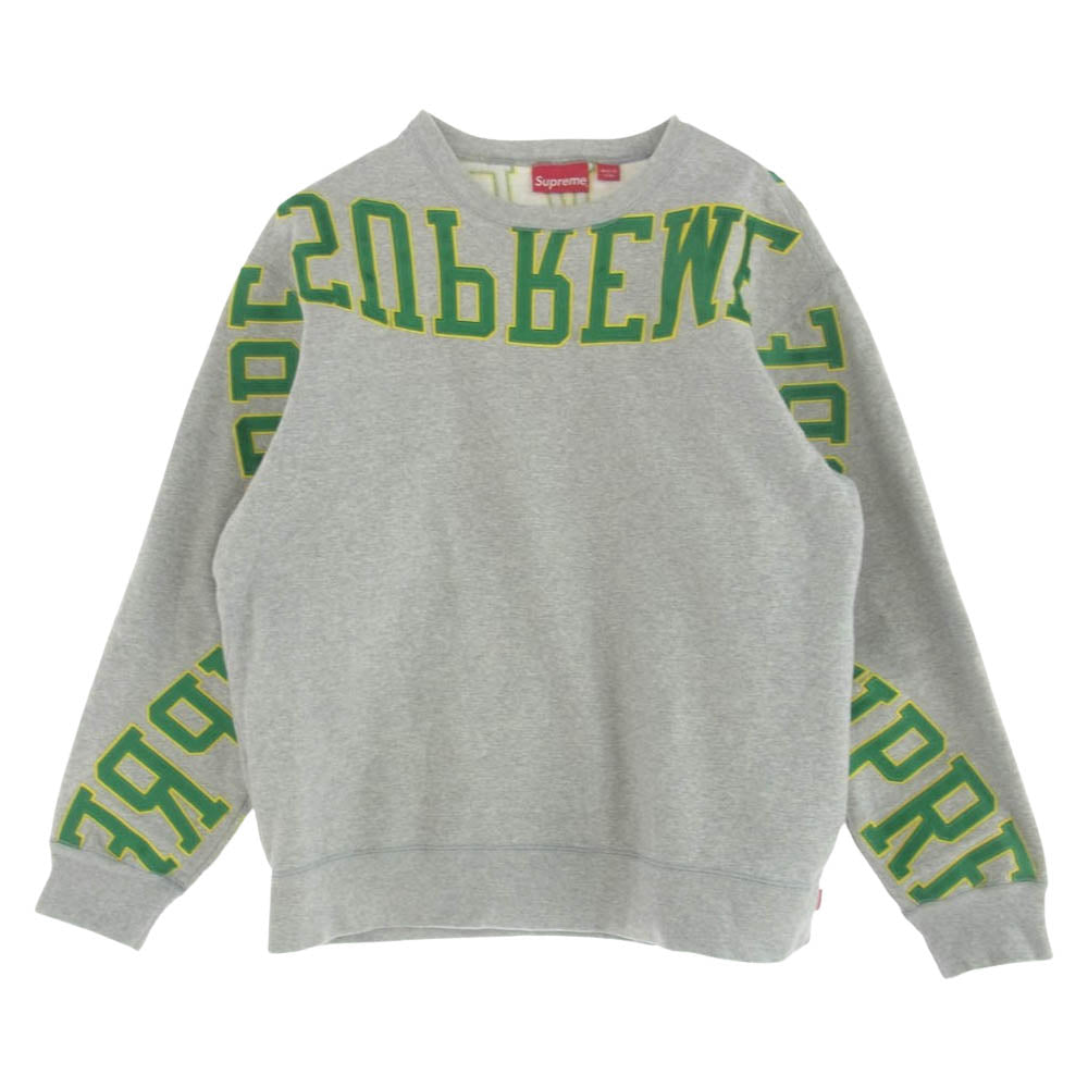 Supreme シュプリーム 22SS Multi Arc Crewneck Sweatshirt マルチアーク クルーネック スウェット グレー系 M【中古】