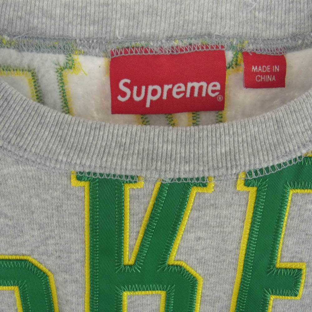 Supreme シュプリーム 22SS Multi Arc Crewneck Sweatshirt マルチアーク クルーネック スウェット グレー系 M【中古】