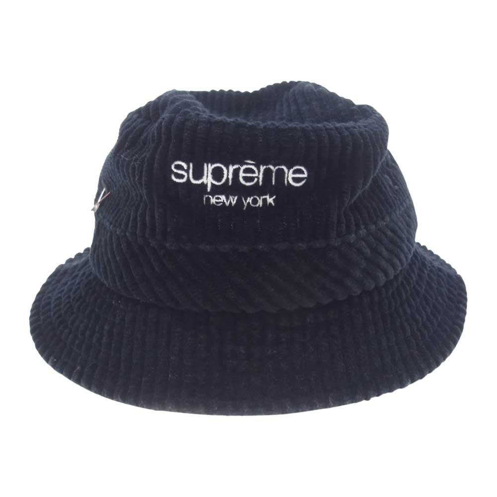 Supreme シュプリーム 20SS Wide Wale Corduroy Crusher コーデュロイ バケット ハット ブラック系【中古】