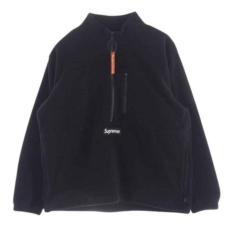 Supreme シュプリーム 20AW Polartec Half Zip Pullover ハーフジップ プルオーバ ジャケット ブラック系 L【中古】