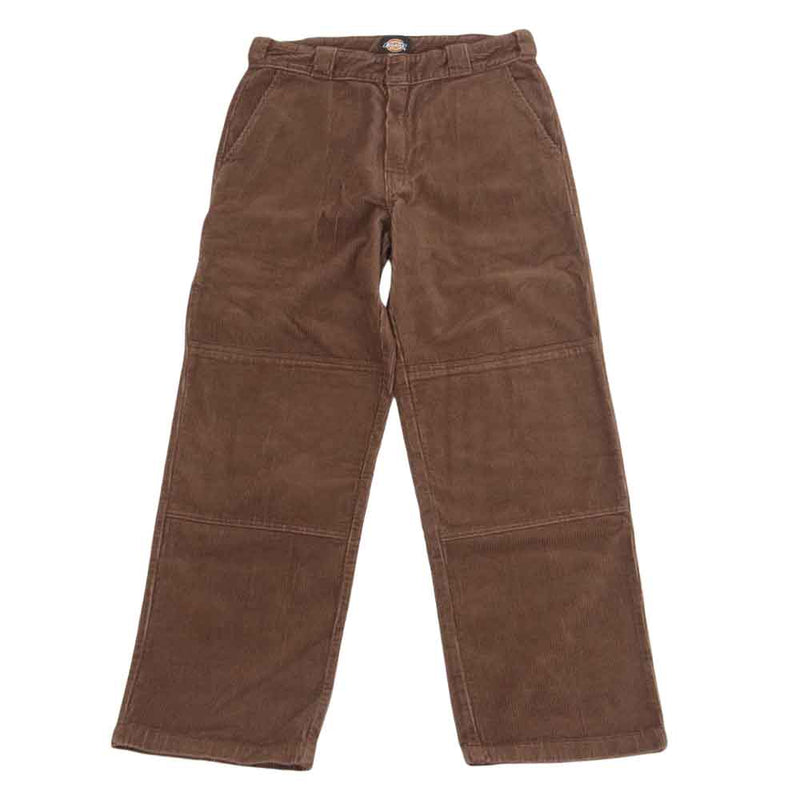 Supreme シュプリーム 22AW Dickies Double Knee Corduroy Wor k Pant ディッキーズ ワーク コーデュロイ パンツ ブラウン系 34【美品】【中古】