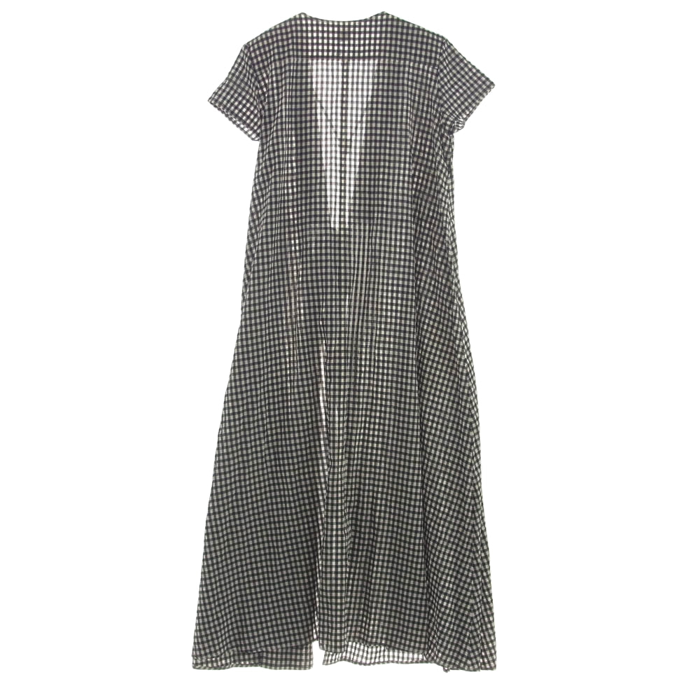 Ron Herman ロンハーマン 3710300175 Checkered Seersucker Lap Dress チェック シアサッカー ラップ ドレス ワンピース XS【中古】