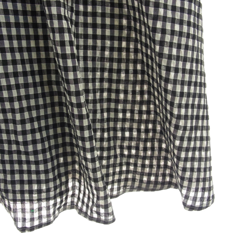 Ron Herman ロンハーマン 3710300175 Checkered Seersucker Lap Dress チェック シアサッカー ラップ ドレス ワンピース XS【中古】