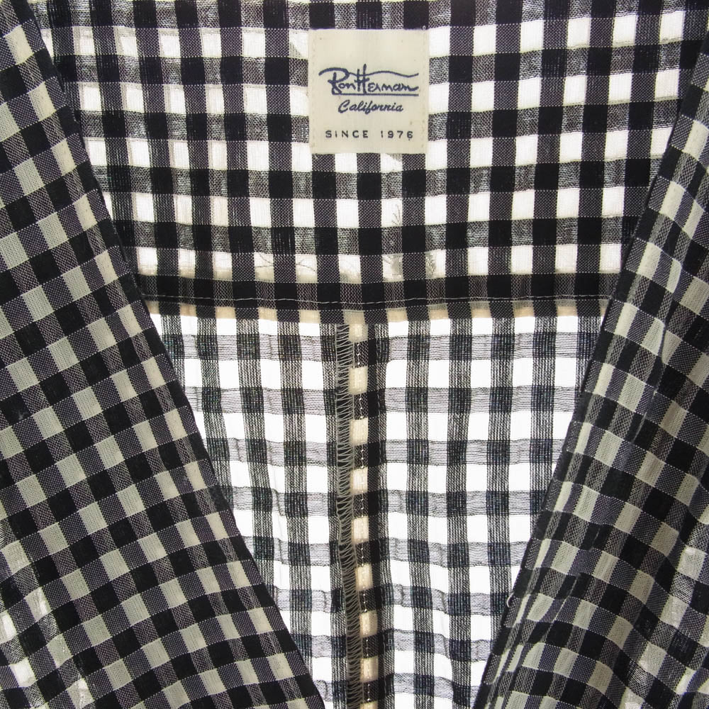 Ron Herman ロンハーマン 3710300175 Checkered Seersucker Lap Dress チェック シアサッカー ラップ ドレス ワンピース XS【中古】