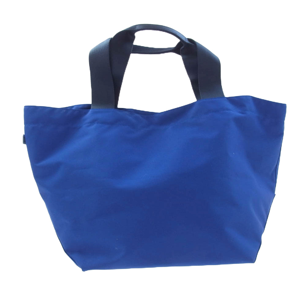 ザハイライツ ラージ トートバッグ ブルー系【中古】