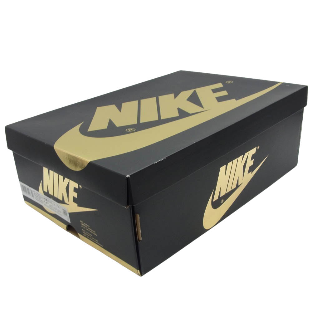 NIKE AIR JORDAN ナイキ ジョーダン 555088-032 Air Jordan 1 High OG  Black-Metalic Gold エアジョーダン1 ハイ OG ブラック-メタリック ゴールド スニーカー ブラック系 ゴールド系 29cm【美品】【中古】