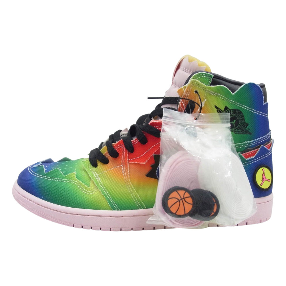 NIKE ナイキ DC3481-900 × J Balvin J バルビン Air Jordan 1 High OG Rainbow エアジョーダン1 ハイ OG レインボー スニーカー ピンク系 マルチカラー系 29cm【中古】