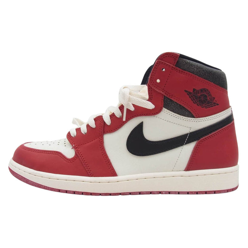 NIKE ナイキ DZ5485-612 【フェイクバスターズ鑑定済】Air Jordan 1 High OG Lost & Found Chicago エアジョーダン1 ハイ ロスト & ファウンド シカゴ スニーカー レッド系 ホワイト系 30cm【新古品】【未使用】【中古】