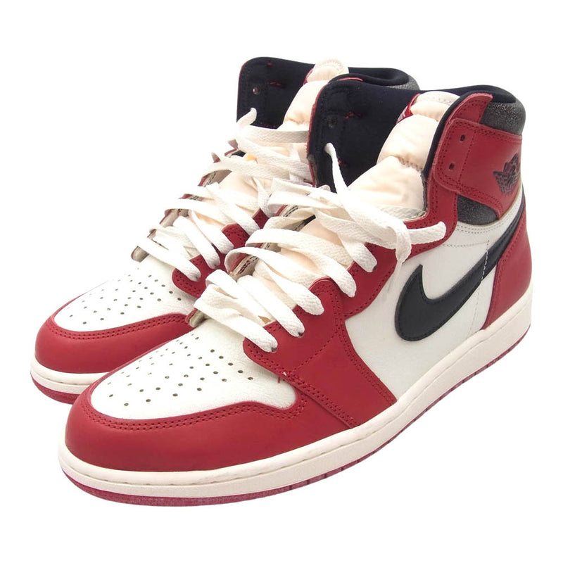 NIKE ナイキ DZ5485-612 【フェイクバスターズ鑑定済】Air Jordan 1 High OG Lost & Found Chicago エアジョーダン1 ハイ ロスト & ファウンド シカゴ スニーカー レッド系 ホワイト系 30cm【新古品】【未使用】【中古】