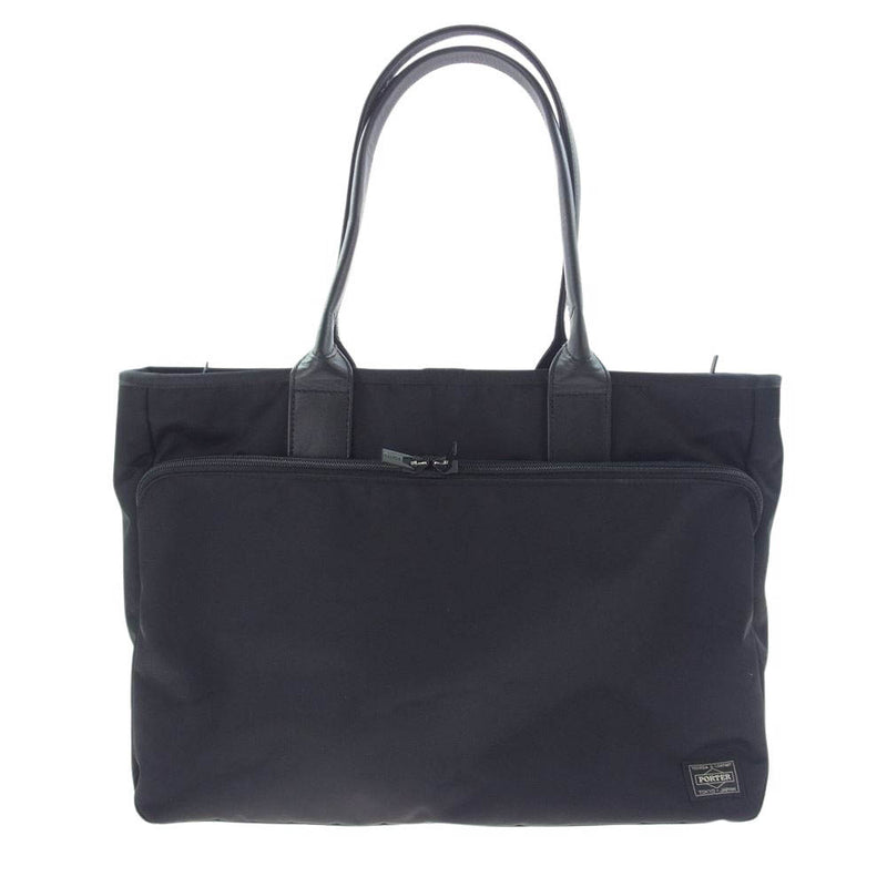 PORTER ポーター 655-17873 TIME TOTE BAG タイム トート バッグ ビジネス バッグ ナイロン ブラック系【中古】