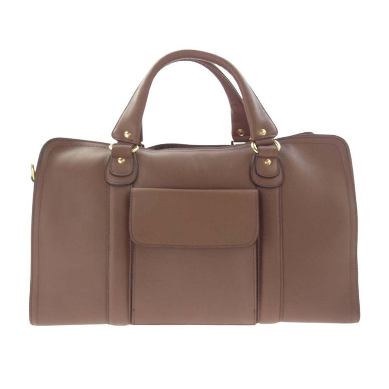 PORTER ポーター 206-04261 BARON BOSTON BAG レザー ボストン バッグ ブラウン系【中古】