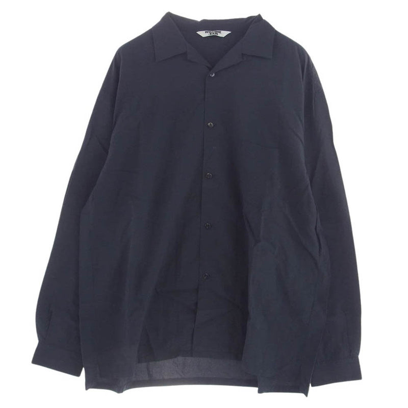 ウェルカムレイン WR2-SH003 Open Shirts Long レーヨン オープンカラー 長袖 シャツ ダークネイビー系 2【中古】