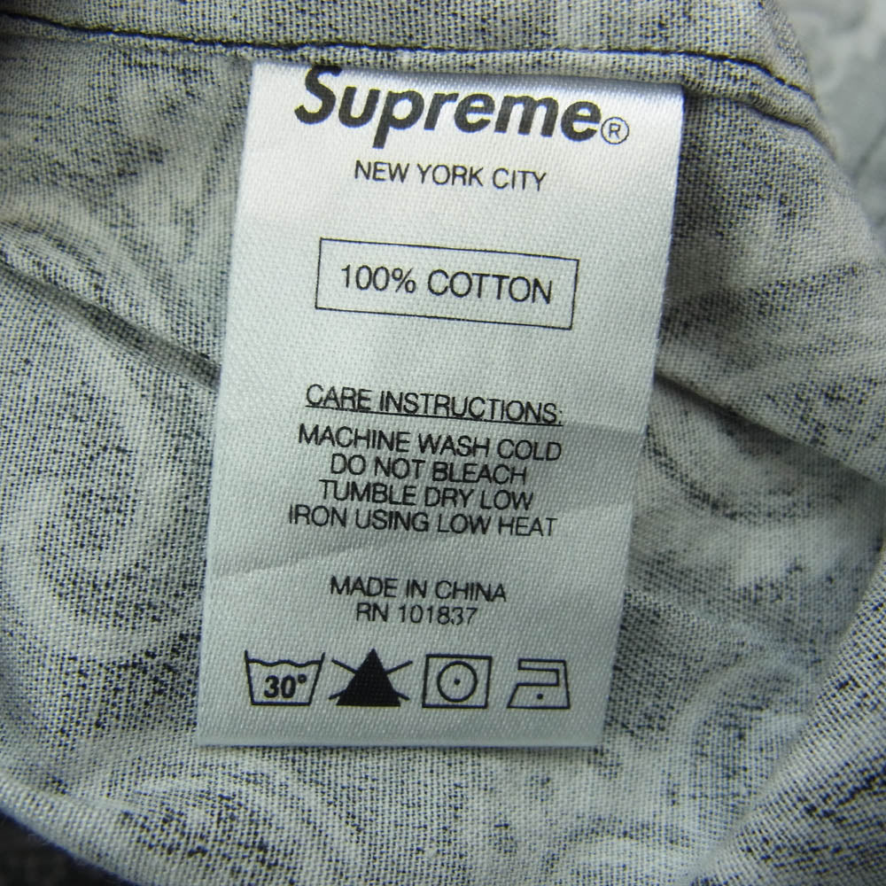 Supreme シュプリーム 13AW Paisley Shirt ペイズリー長袖