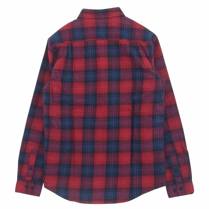 Supreme シュプリーム 11AW Ombre Plaid Shirt オンブレ プレイド チェック 長袖 シャツ M【中古】