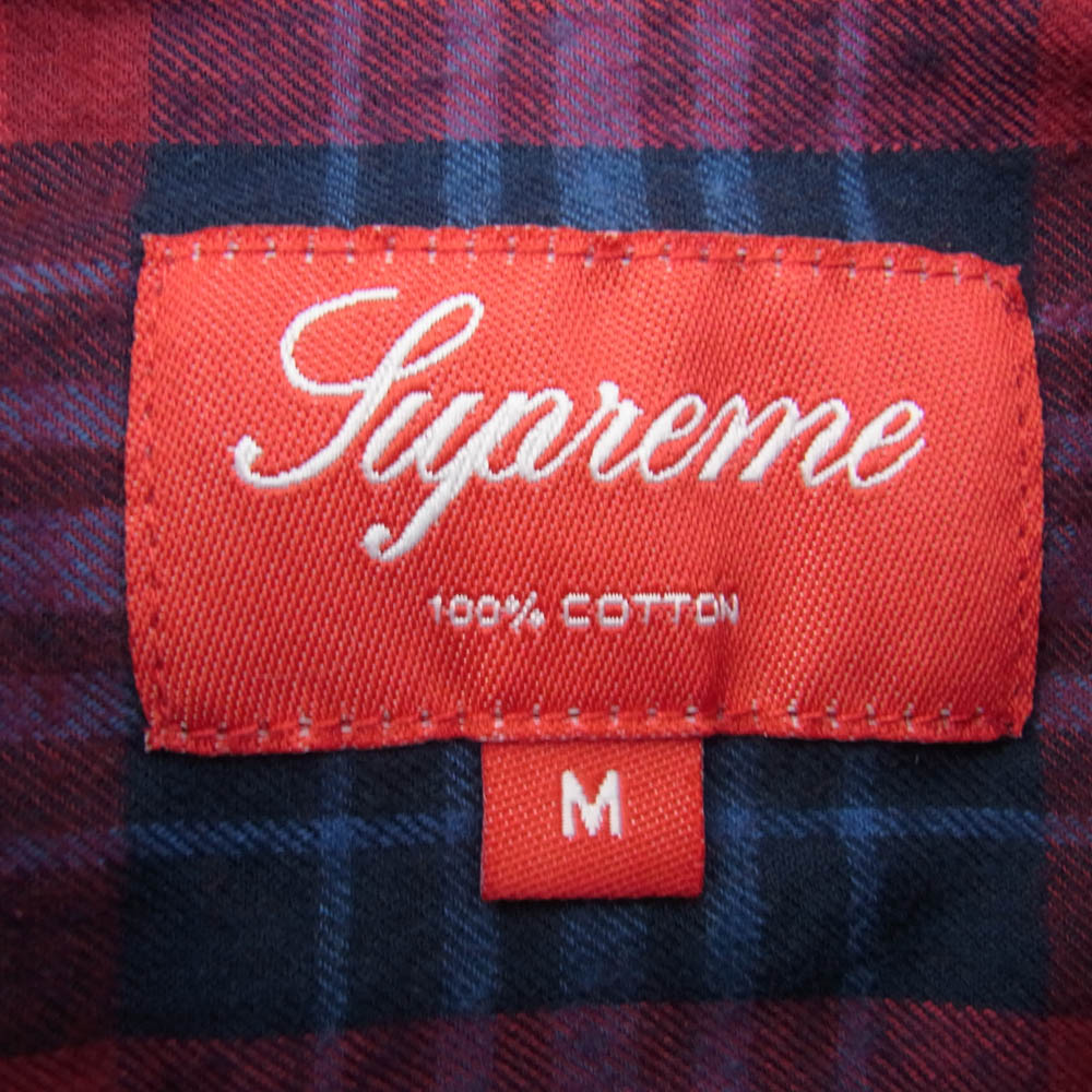 Supreme シュプリーム 11AW Ombre Plaid Shirt オンブレ プレイド チェック 長袖 シャツ M【中古】