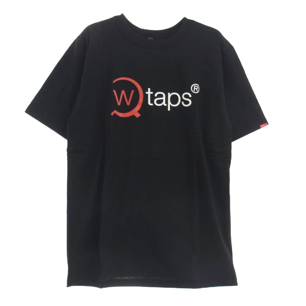 WTAPS ダブルタップス 17SS 171PCDT-ST02S Axe Tee SCREEN ロゴ プリント 半袖 クルーネック Tシャツ ブラック系 2【新古品】【未使用】【中古】