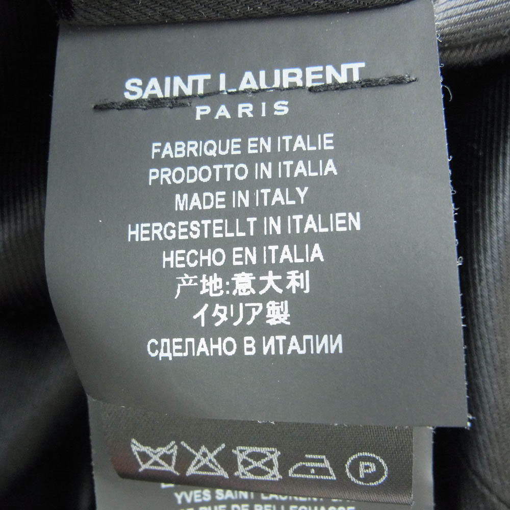 SAINT LAURENT サンローラン 613224 Y3A99 国内正規品 トレンチコート ブラウン系【中古】