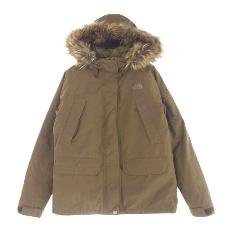 THE NORTH FACE ノースフェイス NPW61835 3way Grace Triclimate Park グレース トリクライメート パーカー ダウン ジャケット カーキ系 M【中古】