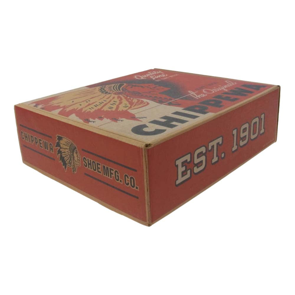 Chippewa チペワ 1901M10 7inch ORIGINAL STEEL TOE ENGINEER BOOTS 7インチ スチールトゥ エンジニア ブーツ レザー ブーツ ブラック系 27cm【中古】