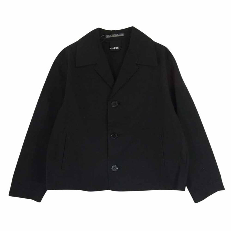 ワイズビスミリ Yohji Yamamoto ヨウジヤマモト BA-J08-011 コットンツイル ショート テーラード ジャケット ブラック系 S【中古】