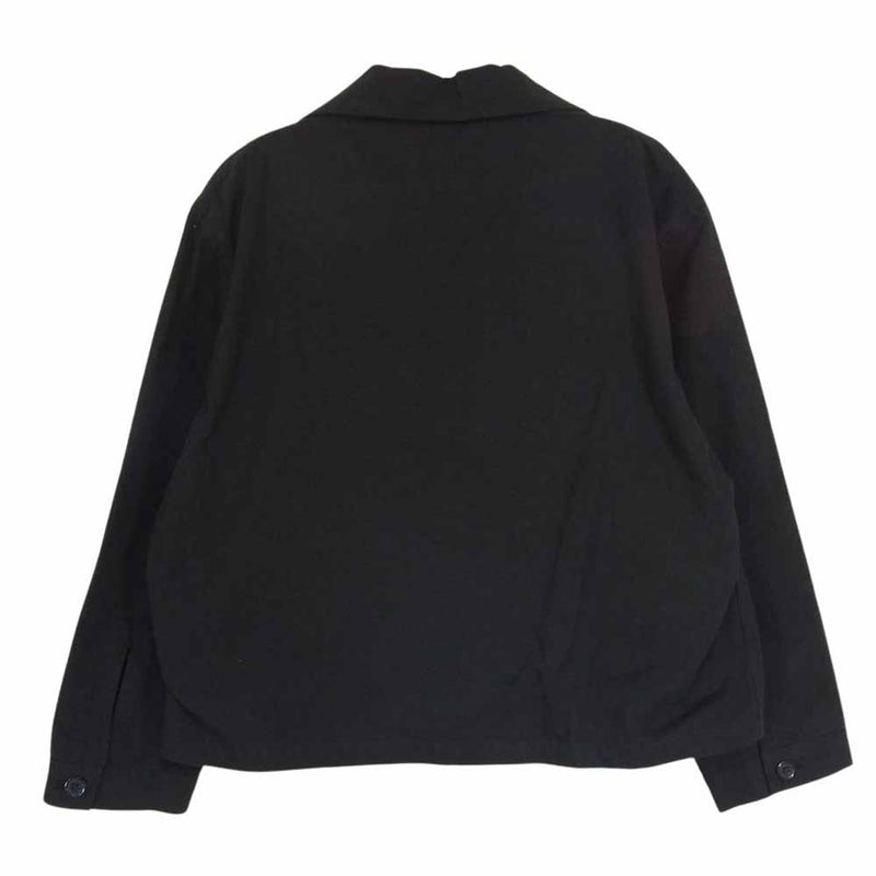 ワイズビスミリ Yohji Yamamoto ヨウジヤマモト BA-J08-011 コットンツイル ショート テーラード ジャケット ブラック系 S【中古】