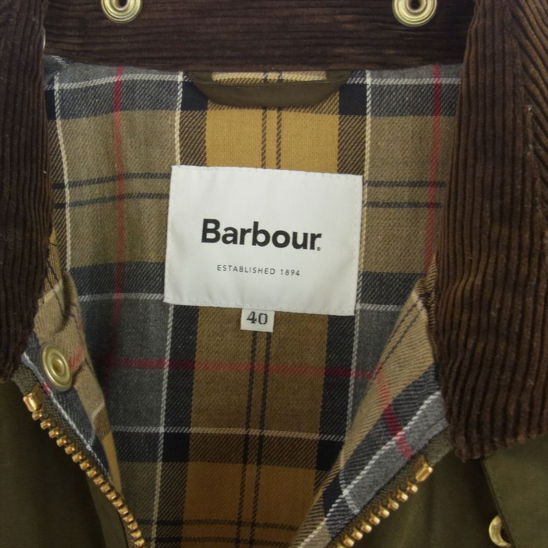 Barbour バブアー 222MCAS011 trans port jacket トランスポート ジャケット カーキ系 40【中古】