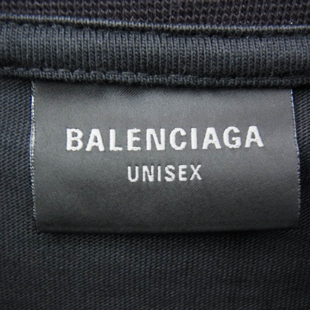 BALENCIAGA バレンシアガ 24AW 787349 Metal BB Stencil メタルロゴ BBステンシル オーバーサイズ 半袖 Tシャツ 2【極上美品】【中古】