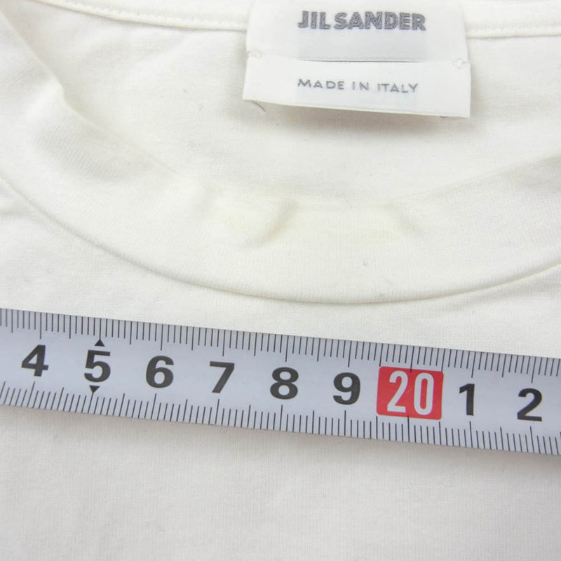 JIL SANDER ジルサンダー 706005 MADE AS SIMPLE MADE AS SIMPLE アニバーサリーエディション クルーネック 半袖 Tシャツ ホワイト系 M【中古】